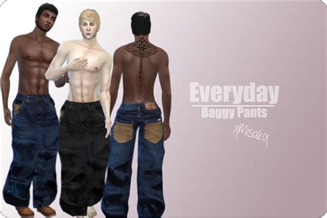 Geek Clothes. . Sims 4 male baggy jeans cc